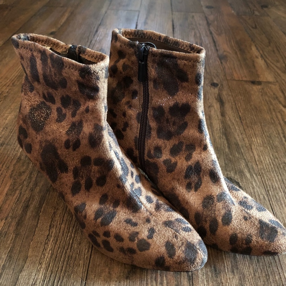 Leopard Booties